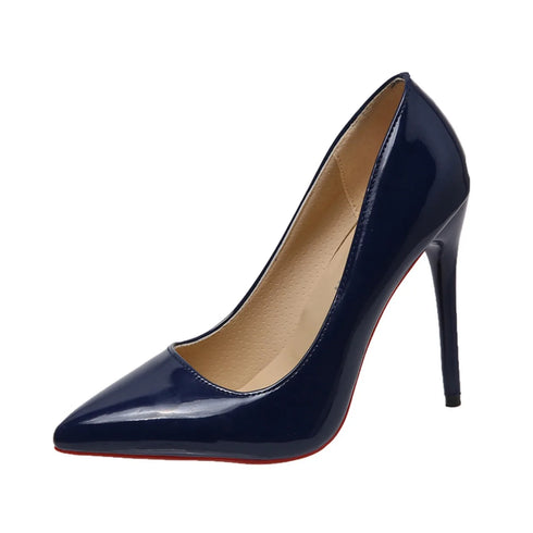 Elegant Plus Size Stiletto Pumps for Women - Pointed Toe Party Shoes